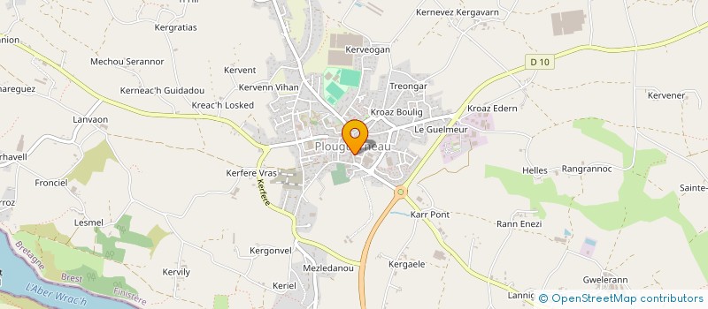 localisation de l'entreprise MONSIEUR THEOPHILE LE ROY  PLOUGUERNEAU