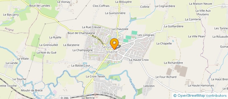 localisation de l'entreprise MONSIEUR THEOPHILE LECAMUS  SERVON-SUR-VILAINE