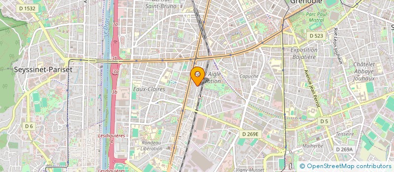 localisation de l'entreprise MONSIEUR THEOPHILE LECOANET à GRENOBLE