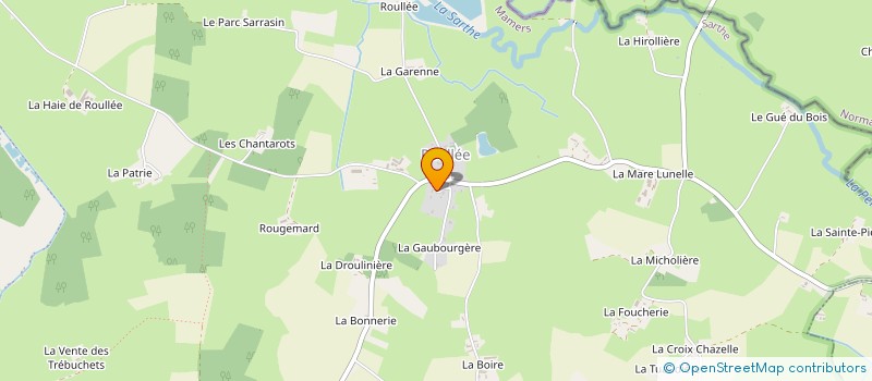 localisation de l'entreprise MONSIEUR THEOPHILE LEGRAND  VILLENEUVE-EN-PERSEIGNE