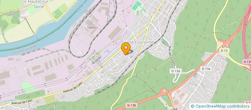 localisation de l'entreprise MONSIEUR THEOPHILE LEO  GRAND-COURONNE