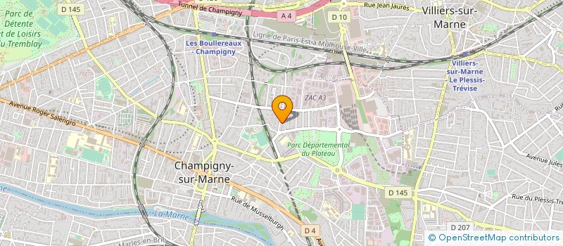 localisation de l'entreprise MONSIEUR THEOPHILE LULUA LULUA à CHAMPIGNY-SUR-MARNE
