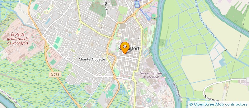 localisation de l'entreprise MONSIEUR THEOPHILE MESCHIN  ROCHEFORT