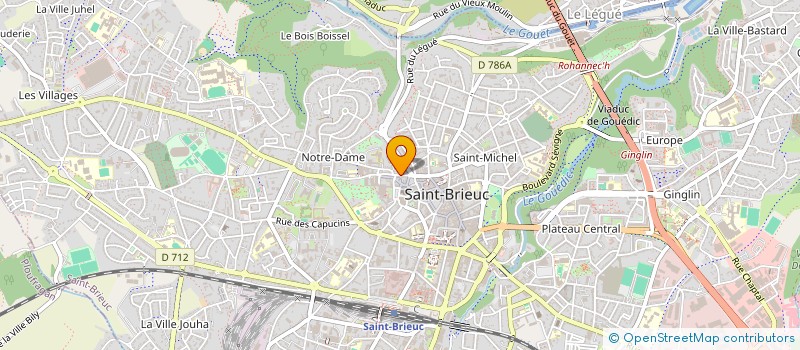 localisation de l'entreprise MONSIEUR THEOPHILE MINIER  SAINT-BRIEUC