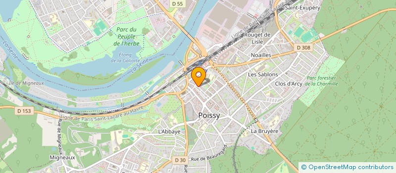 localisation de l'entreprise MONSIEUR THEOPHILE NIAULT  POISSY