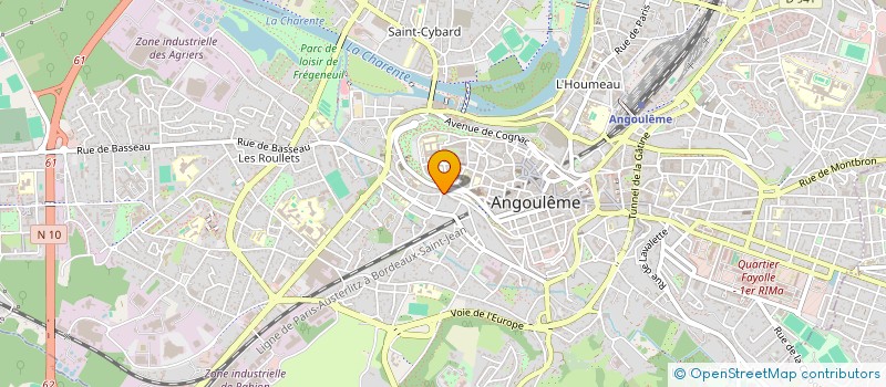 localisation de l'entreprise MONSIEUR THEOPHILE OSSARD  ANGOULEME