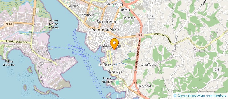 localisation de l'entreprise MONSIEUR THEOPHILE PALIE à POINTE-A-PITRE