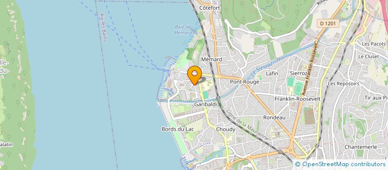 localisation de l'entreprise MONSIEUR THEOPHILE PERRIER  AIX-LES-BAINS