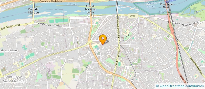 localisation de l'entreprise MONSIEUR THEOPHILE PICHARD  ORLEANS