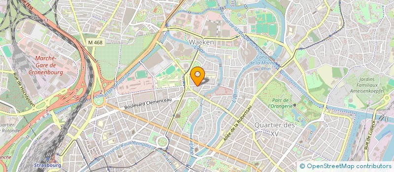 localisation de l'entreprise MONSIEUR THEOPHILE RUCH  STRASBOURG