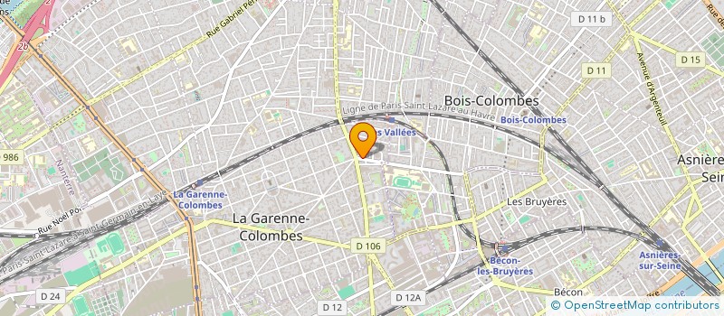 localisation de l'entreprise MONSIEUR THEOPHILE STECIUK à LA GARENNE-COLOMBES