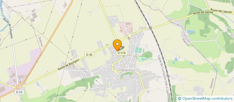 localisation de l'entreprise MONSIEUR THEOPHILE THAIZE  DIEMOZ