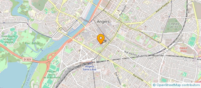 localisation de l'entreprise MONSIEUR THEOPHILE TIJOU  ANGERS