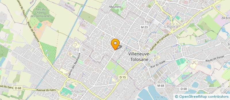 localisation de l'entreprise MONSIEUR THEOPHILE TORREGROSA à VILLENEUVE-TOLOSANE