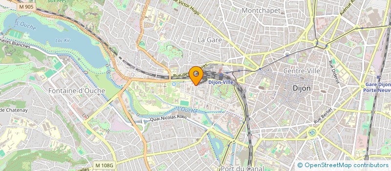 localisation de l'entreprise MONSIEUR THEOPHILE VAES  DIJON