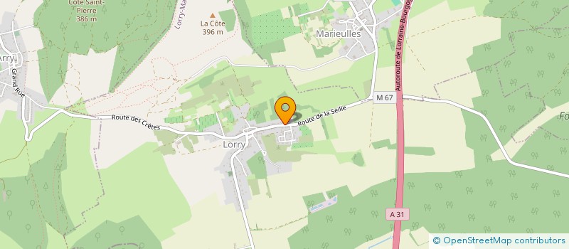 localisation de l'entreprise MONSIEUR THEOTIM LECAT  LORRY-MARDIGNY