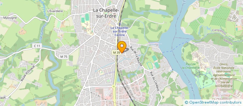 localisation de l'entreprise MONSIEUR THEOTIME CHIUTEL  LA CHAPELLE-SUR-ERDRE