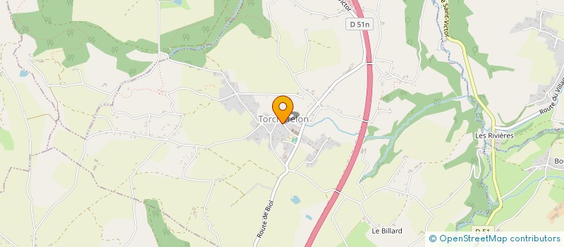 localisation de l'entreprise MONSIEUR THEOTIME GRAVEND  TORCHEFELON