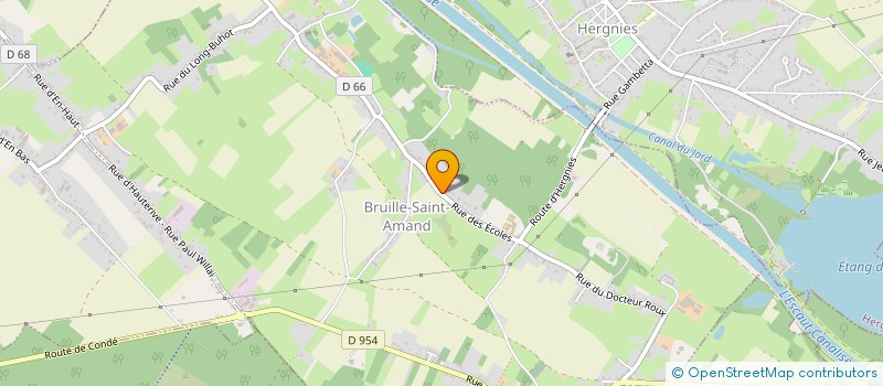 localisation de l'entreprise MONSIEUR THEOTIME LENUD  BRUILLE-SAINT-AMAND