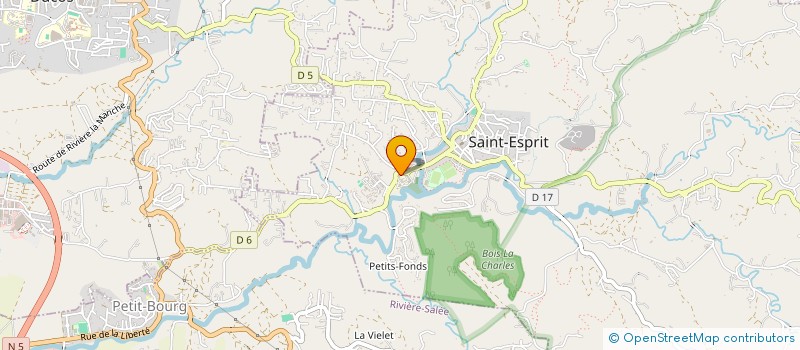 localisation de l'entreprise MONSIEUR THERESE JOSEPH-SYLVESTRE à SAINT-ESPRIT