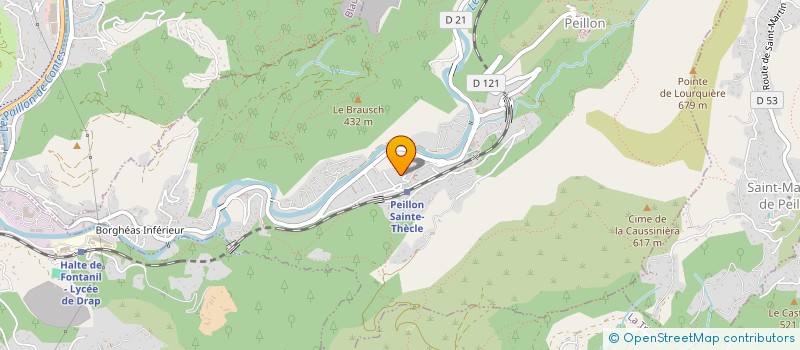 localisation de l'entreprise MONSIEUR THERESIUS PORTANELLI  PEILLON