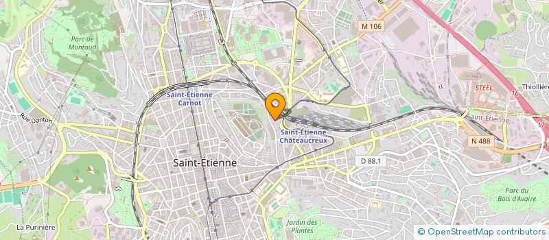 localisation de l'entreprise MONSIEUR THERRY DIMANCHE  SAINT-ETIENNE