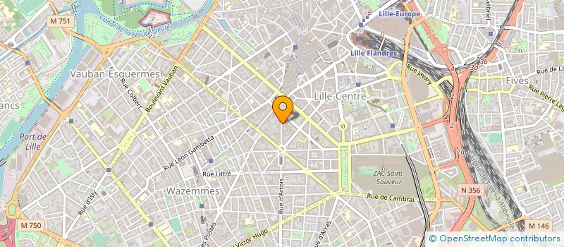 localisation de l'entreprise MONSIEUR THERRY DZIUB à LILLE