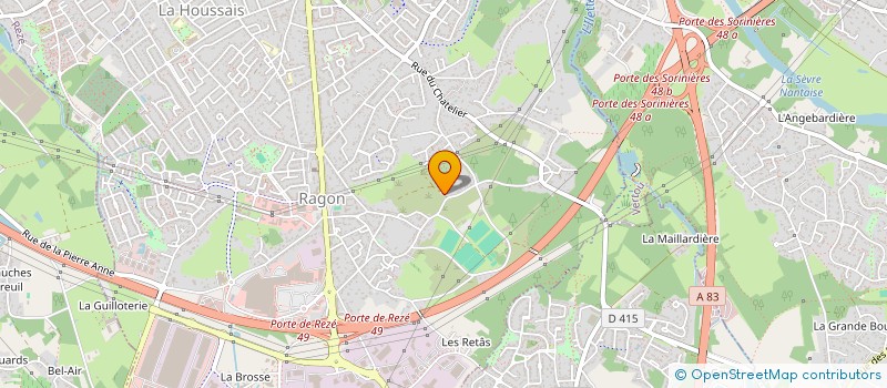 localisation de l'entreprise MONSIEUR THERY CHESNEL à REZE