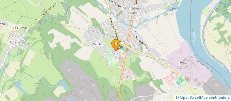localisation de l'entreprise MONSIEUR THERY DA COSTA  MONTALIEU-VERCIEU