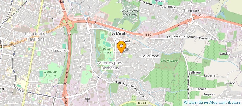 localisation de l'entreprise MONSIEUR THERY ETOUNDI-LINGOM à ARTIGUES-PRES-BORDEAUX