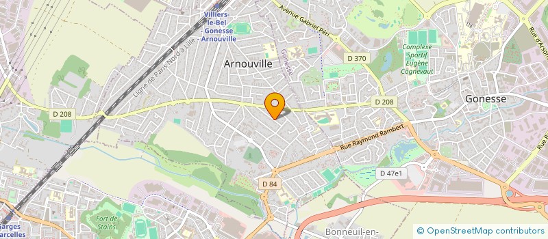 localisation de l'entreprise MONSIEUR THEVA ROBERT  ARNOUVILLE