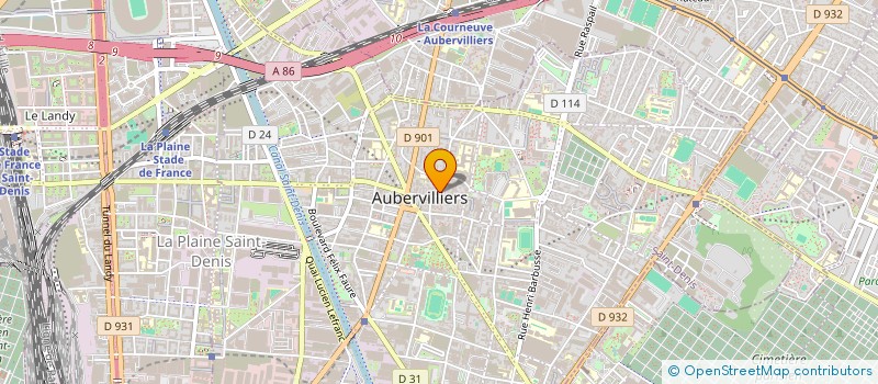 localisation de l'entreprise MONSIEUR THEVARAJAH THEVAGHANTHAN à AUBERVILLIERS