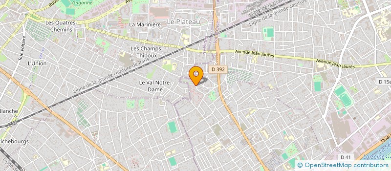 localisation de l'entreprise MONSIEUR THI BICH TUYEN DANG à BEZONS