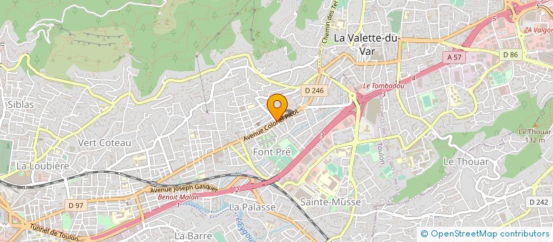 localisation de l'entreprise MONSIEUR THI DO  TOULON