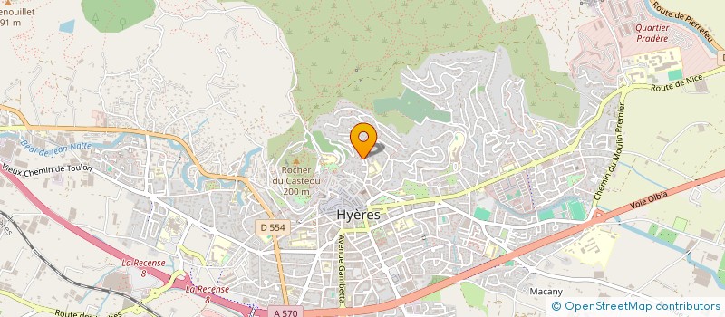 localisation de l'entreprise MONSIEUR THI PHAM à HYERES