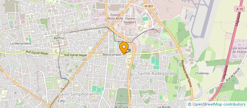 localisation de l'entreprise MONSIEUR THIAGO FERREIRA DA ROCHA  TOURS