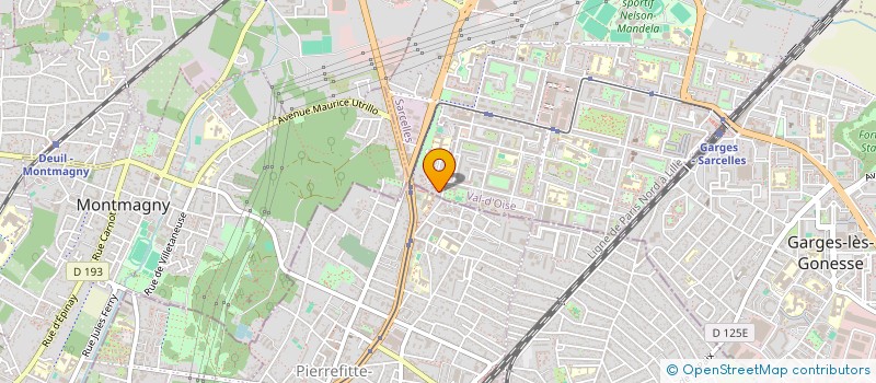 localisation de l'entreprise MONSIEUR THIAM ABDRAMANE  SARCELLES