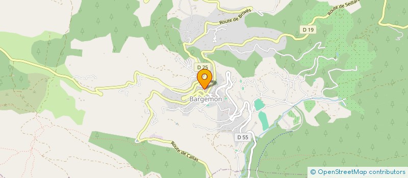 localisation de l'entreprise MONSIEUR THIBAUD ABAD  BARGEMON