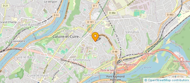 localisation de l'entreprise MONSIEUR THIBAUD ALLIBE  CALUIRE-ET-CUIRE