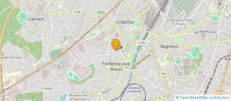 localisation de l'entreprise MONSIEUR THIBAUD ALVAREZ EGANA à FONTENAY-AUX-ROSES