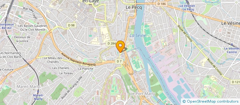 localisation de l'entreprise MONSIEUR THIBAUD ANDRE  LE PECQ