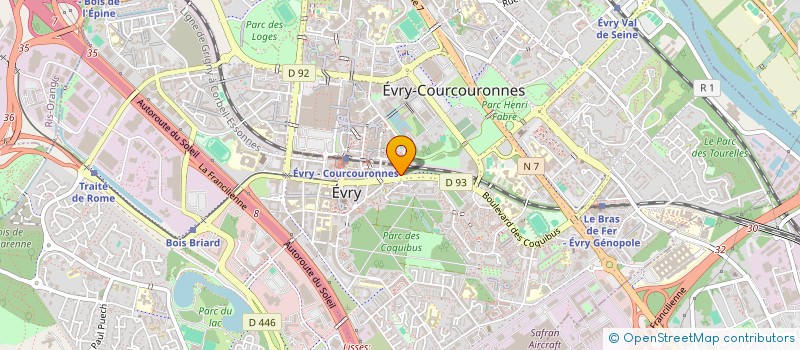 localisation de l'entreprise MONSIEUR THIBAUD BAYSSAT à EVRY-COURCOURONNES