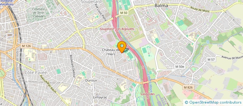 localisation de l'entreprise MONSIEUR THIBAUD BERTRAND  TOULOUSE