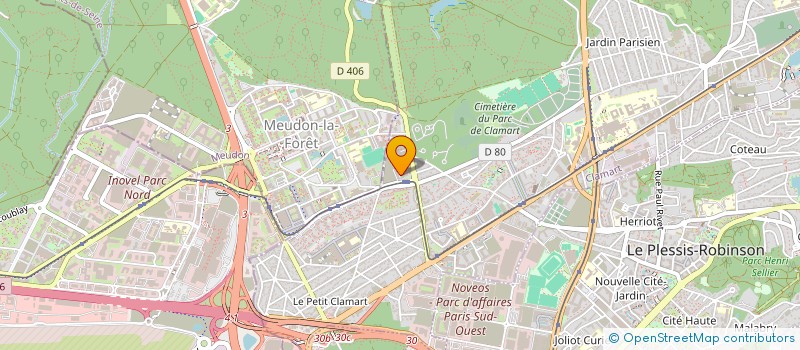localisation de l'entreprise MONSIEUR THIBAUD BEUZARD à CLAMART