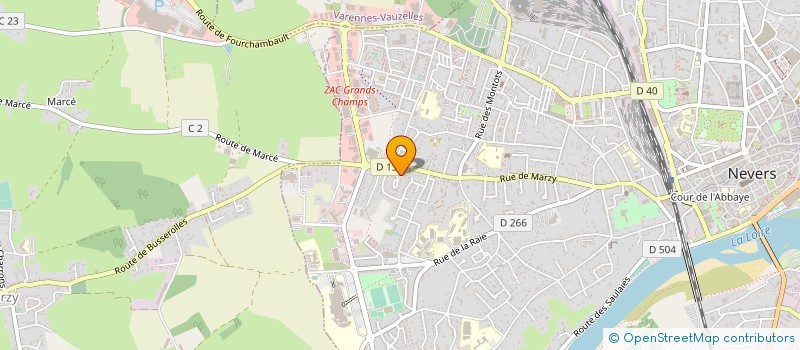 localisation de l'entreprise MONSIEUR THIBAUD BEYNET à NEVERS
