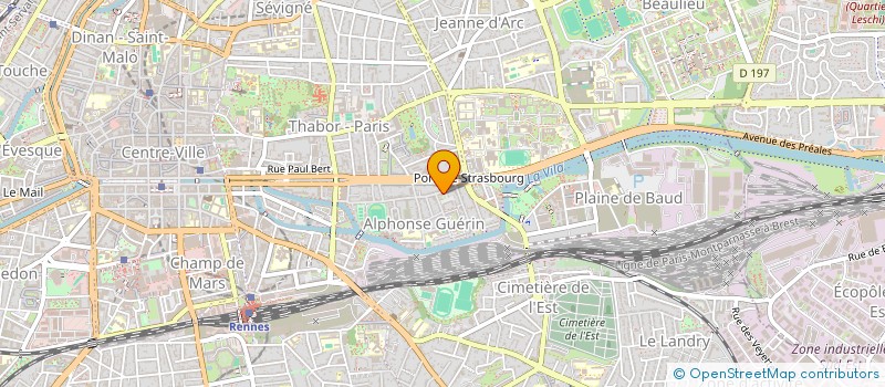 localisation de l'entreprise MONSIEUR THIBAUD BOIVIN à RENNES