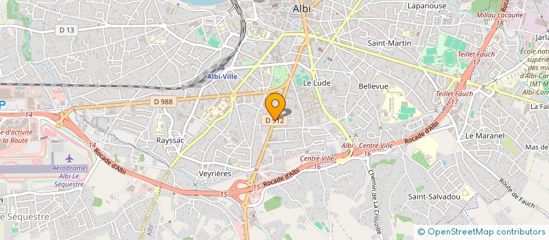 localisation de l'entreprise MONSIEUR THIBAUD BRANDT à ALBI