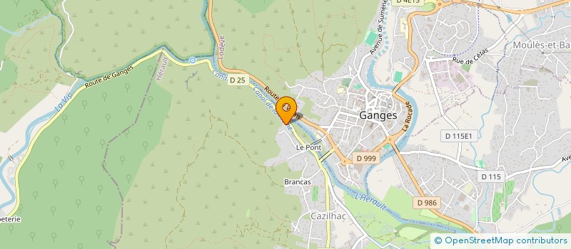 localisation de l'entreprise MONSIEUR THIBAUD CALZARONI  CAZILHAC