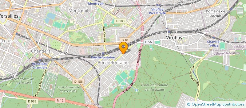 localisation de l'entreprise MONSIEUR THIBAUD CATHALA  VERSAILLES