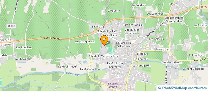 localisation de l'entreprise MONSIEUR THIBAUD CHANTREAU à BOURGUEIL
